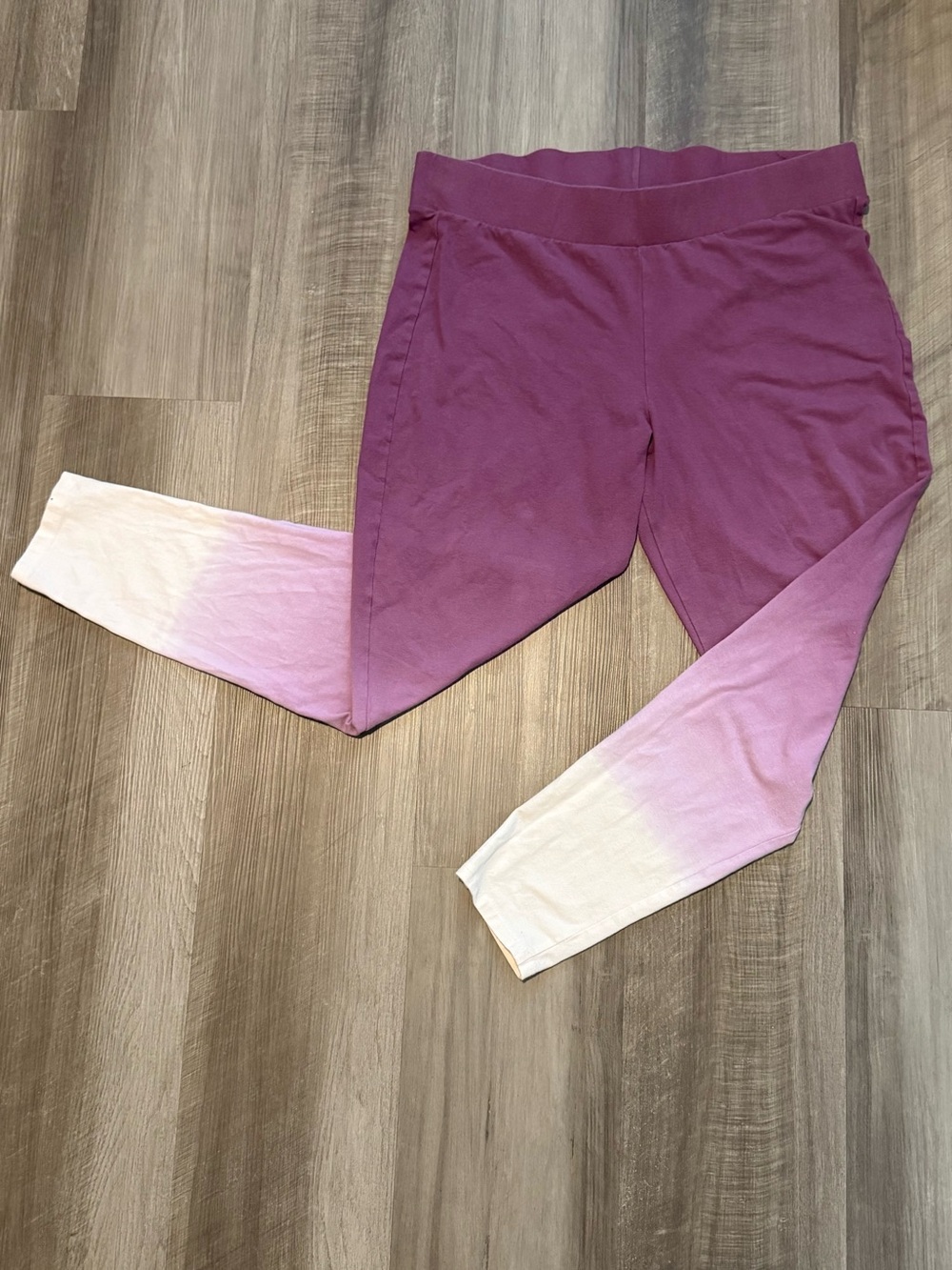 Torrid Purple White Ombré Leggings Size 2 18/20